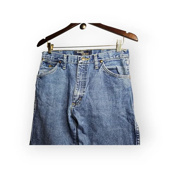 Wrangler George Strait Collection Cowboy Cut Blue Denim Jeans Men's 32x32 - Picture 3 of 7